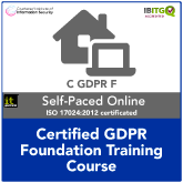 Certified GDPR Foundation Self-Paced Online Training Course