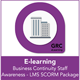 Business Continuity Staff Awareness – LMS SCORM Package 